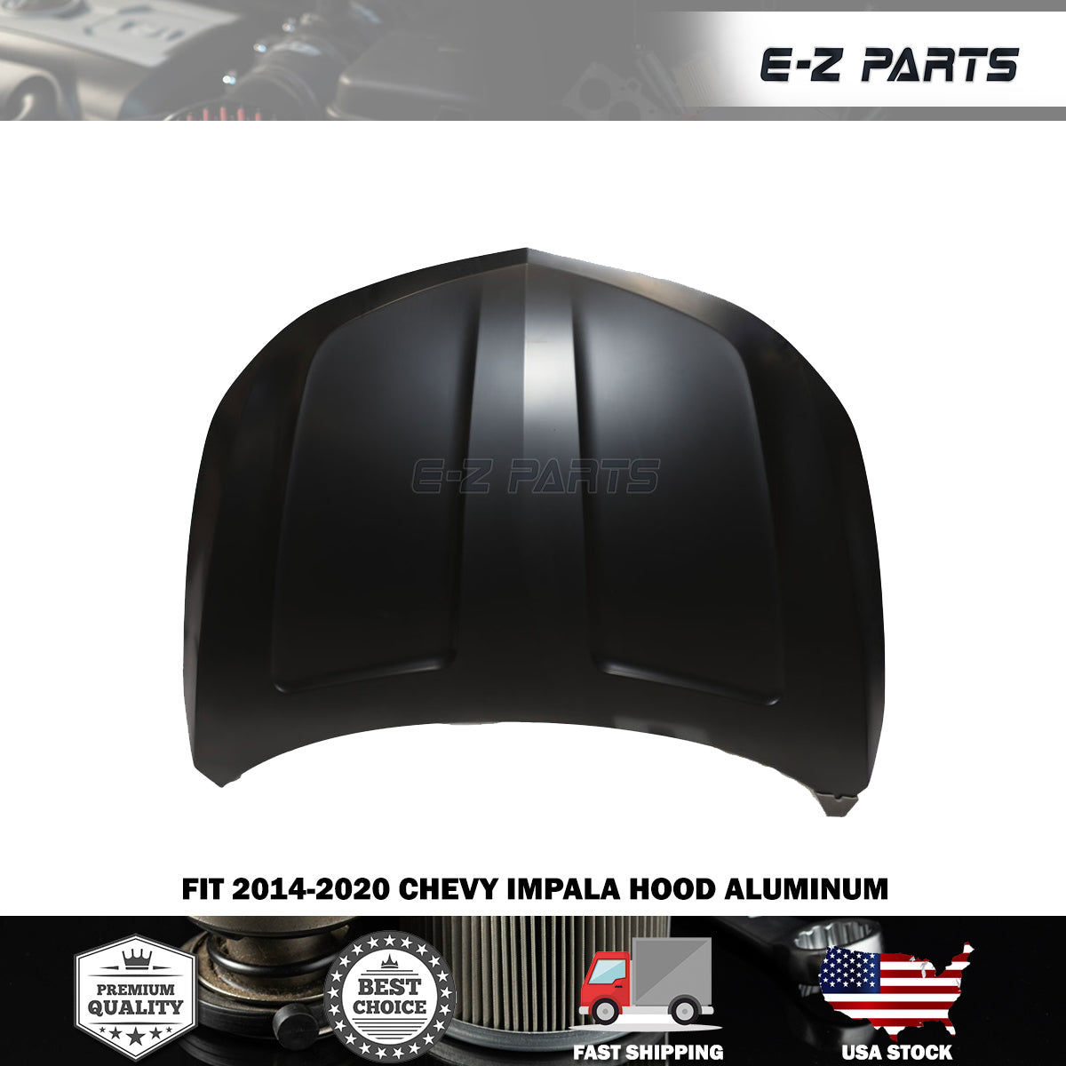 Fit 2014-2020 Chevy Impala Hood Aluminum