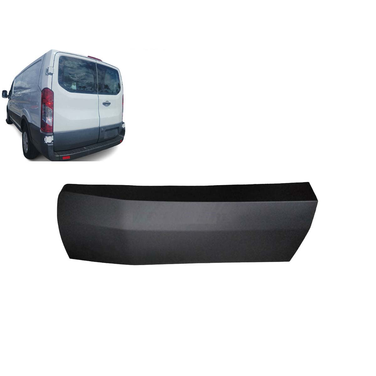 Fit 2015-2019 Ford Transit Both Left & Right Rear Door Lower Molding without Hole