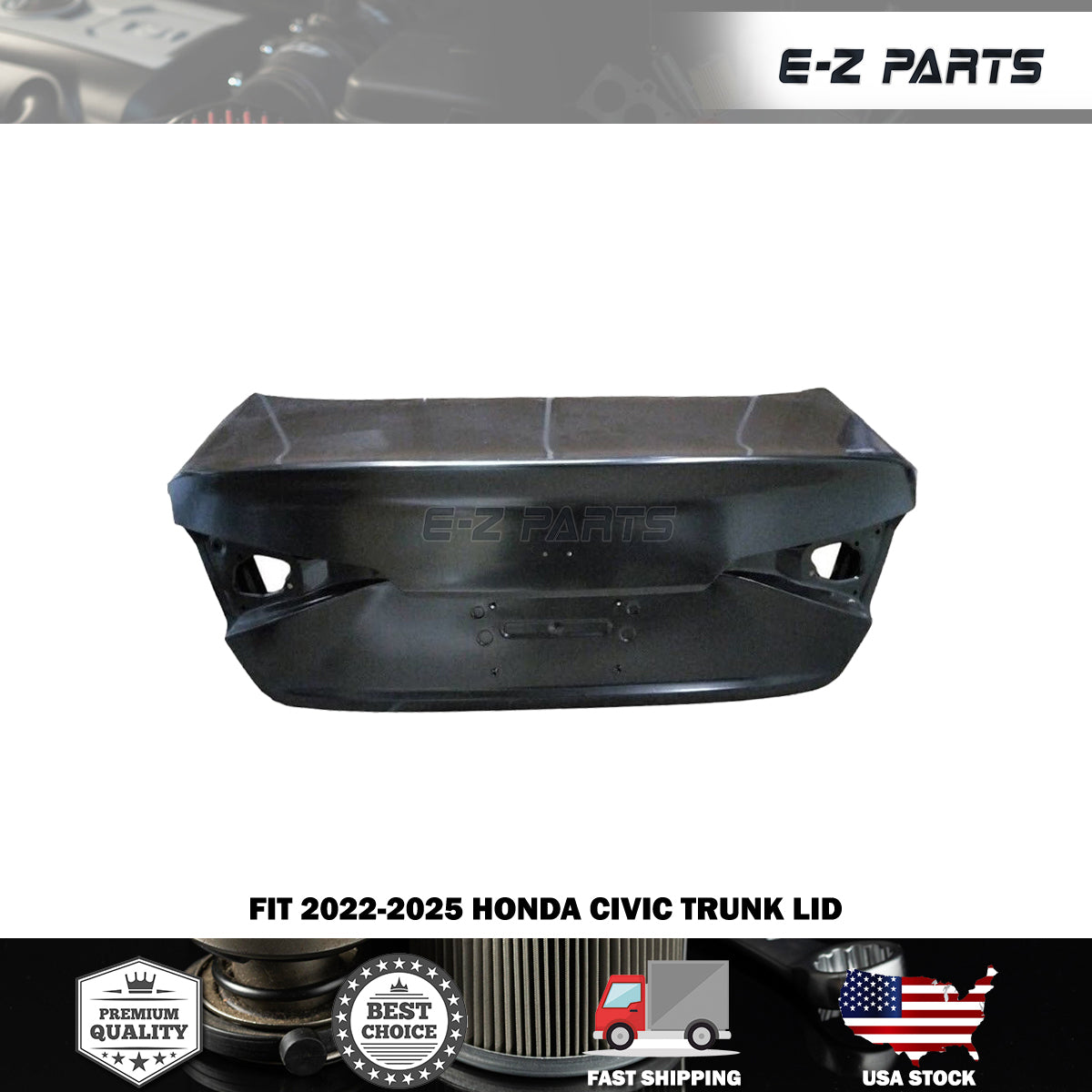 For 2022-2025 Honda Civic Trunk Lid