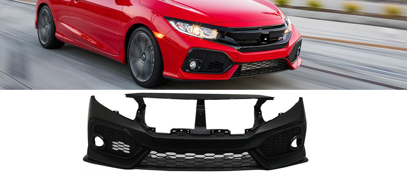 For 2016-2020 Honda Civic Si OE Style Front Bumper Conversion Bodykit - PP