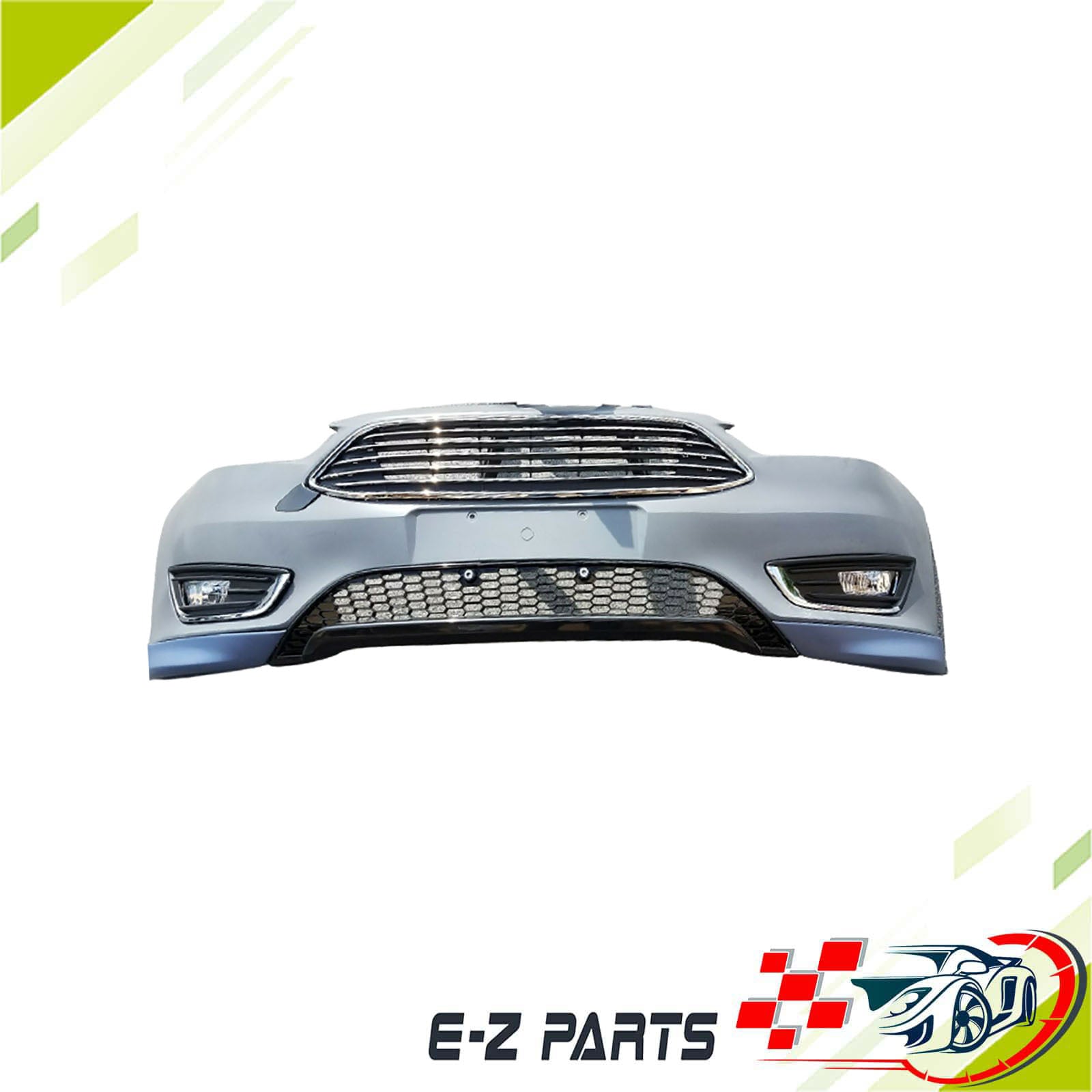 For 2015-2018 FORD FOCUS SPORT BUMPER WITH GRILLS VALANCE AND FOG LIGHT COVER