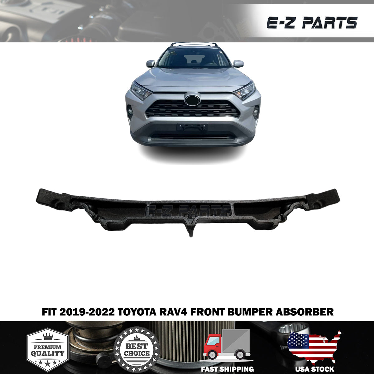 For 2019-2022 Toyota Rav4 Front Bumper Absorber 52614-0R090