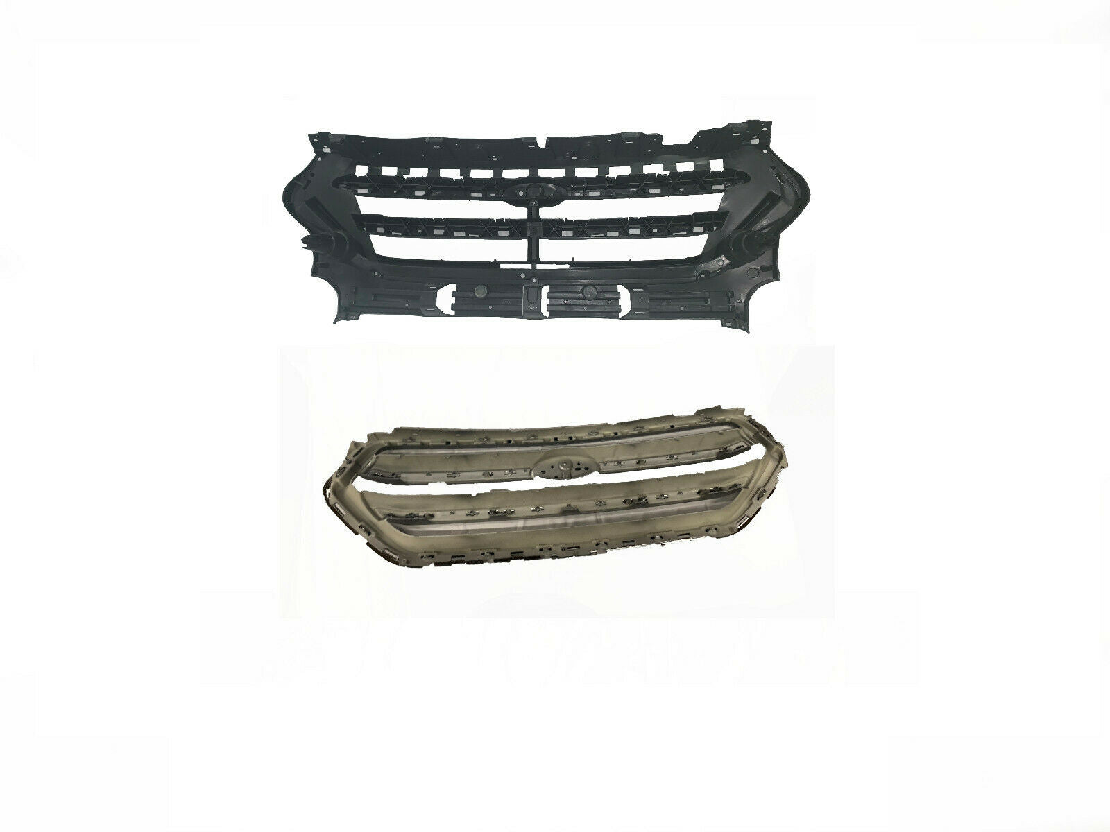 For 2017-2019 Ford Escape Grille With Support Bracket Chrome Front Bumper