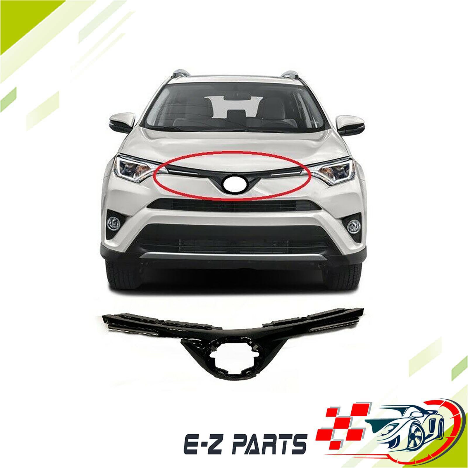 For 2016-2018 Toyota RAV4 Grill XLE LE Platinum Limited Front Upper Grille