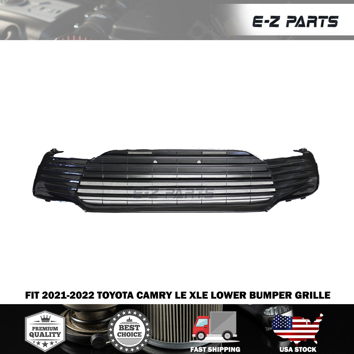 For 2021-2022 Toyota Camry LE XLE Lower Bumper Grille