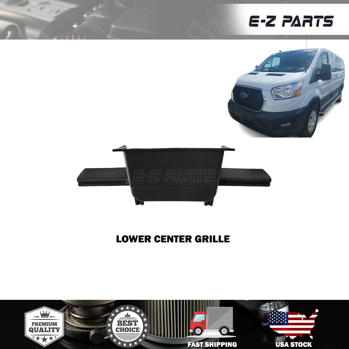 For 2020-2023 Ford Transit Lower Center Grille