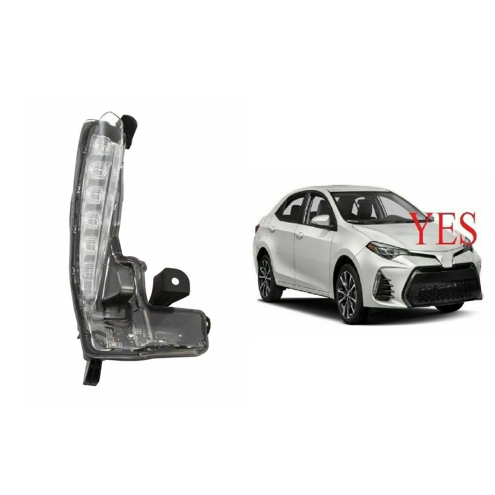 For 2017-2019 Toyota Corolla Right Side Day Running Light SE XSE