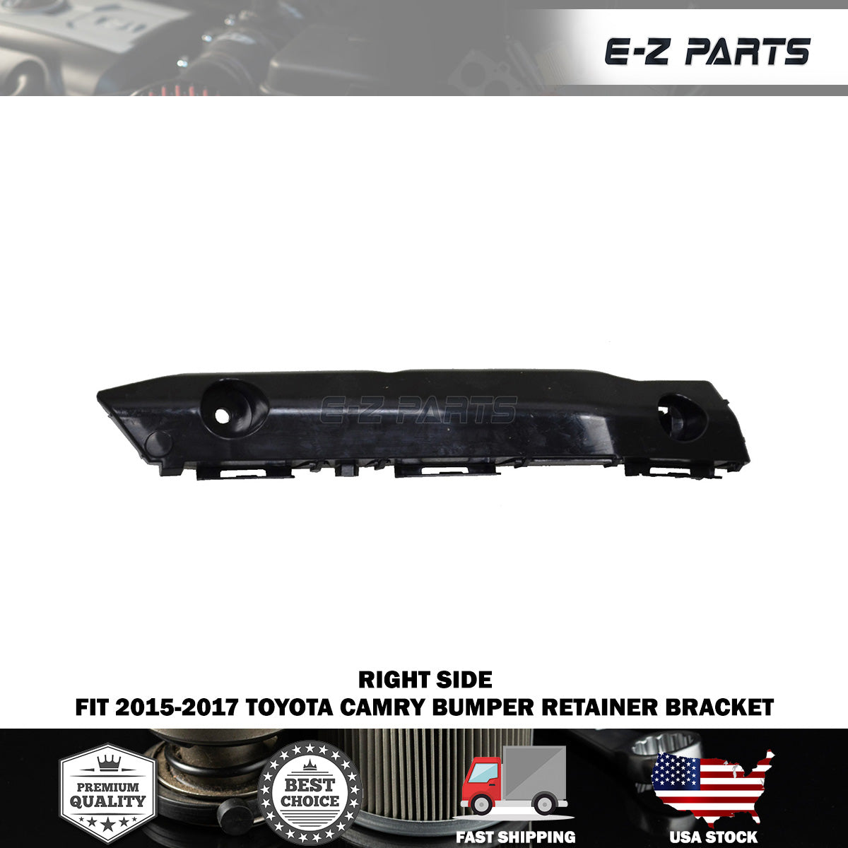 For 2015-2017 Toyota Camry FT RH Passenger Right Bumper Retainer Bracket