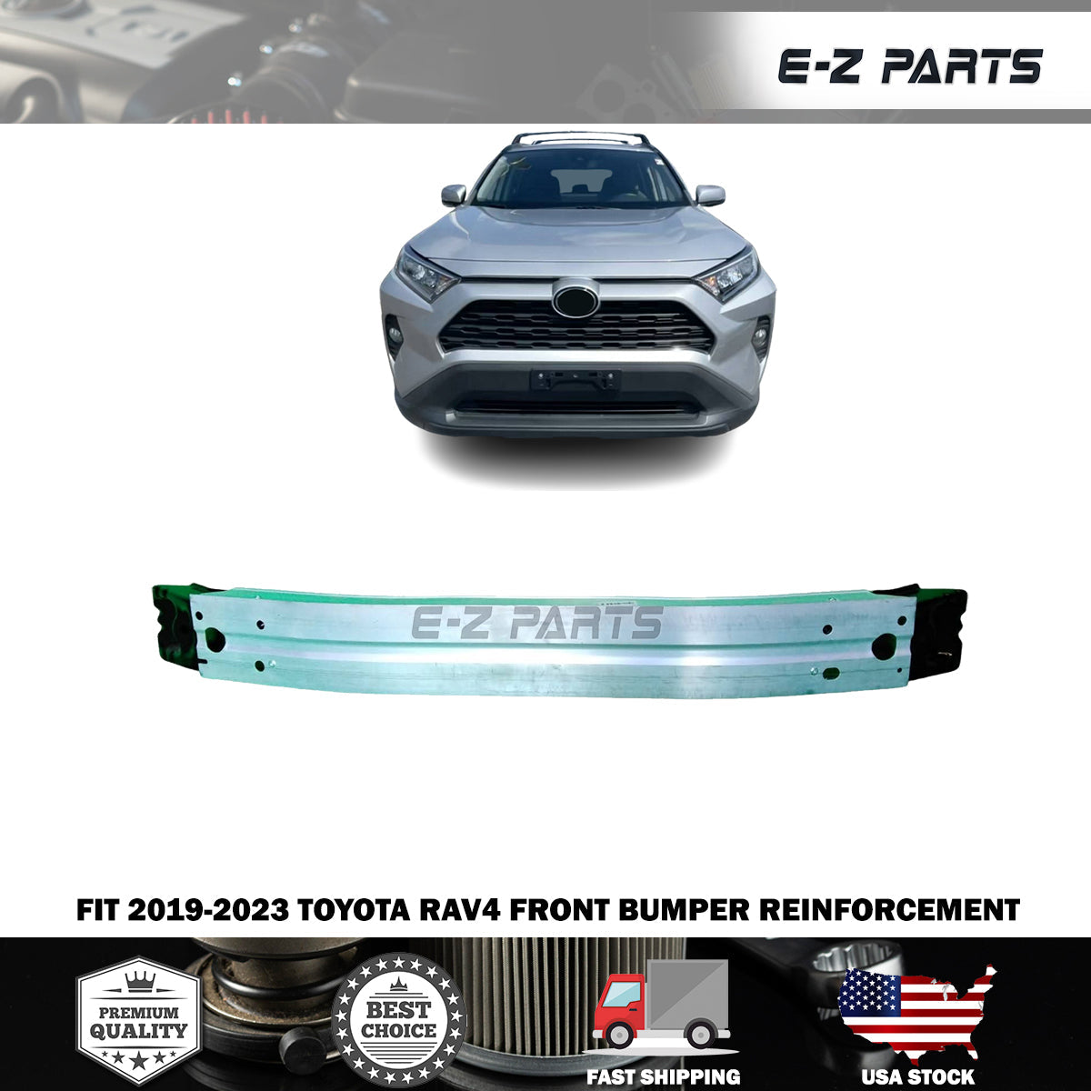For 2019-2023 Toyota RAV4 Front Bumper Reinforcement