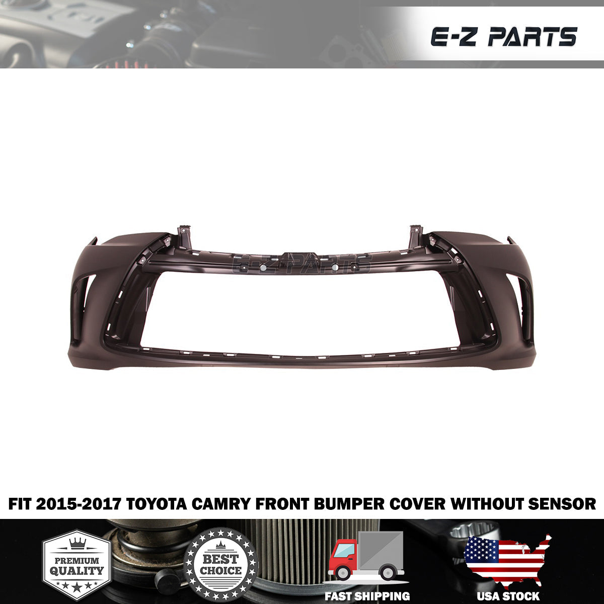 For 2015-2017 Toyota Camry Front Bumper Cover