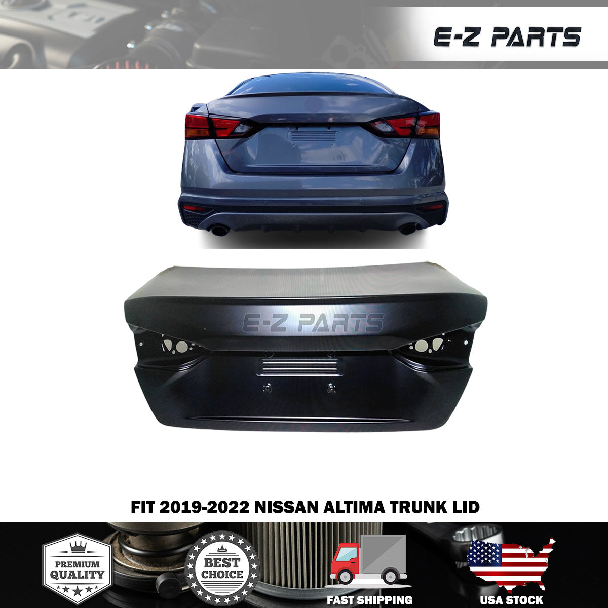 For 2019-2022 Nissan Altima Trunk Lid