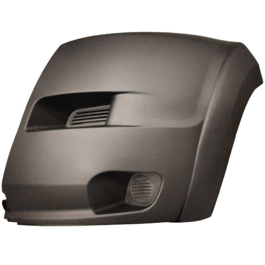 For 2019-2022 RAM Promaster Front Left Bumper Endcap Black Without Fog Lamp