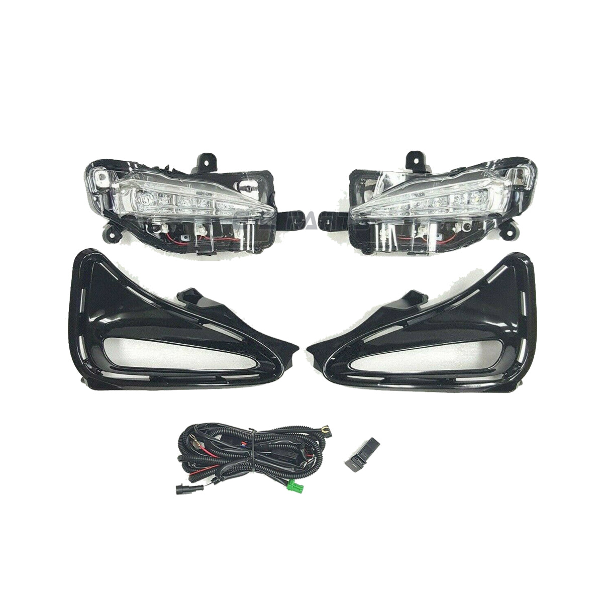 For 2017-2019 Toyota Corolla Fog Lights Lamps KIT model- L LE XLE