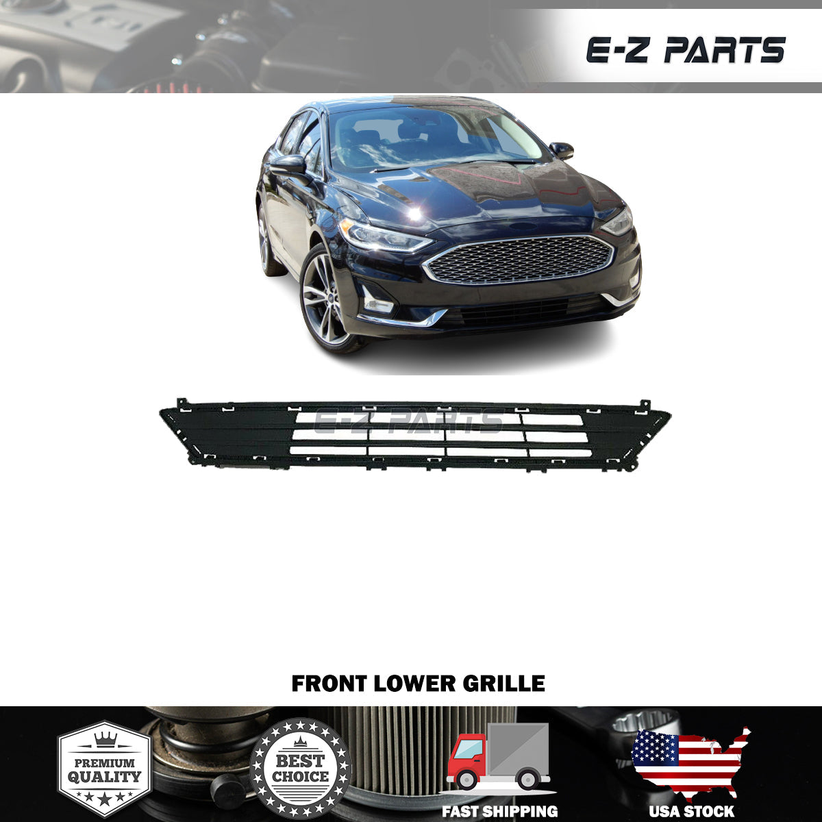 For 2019-2020 Ford Fusion Front Lower Grill Grille