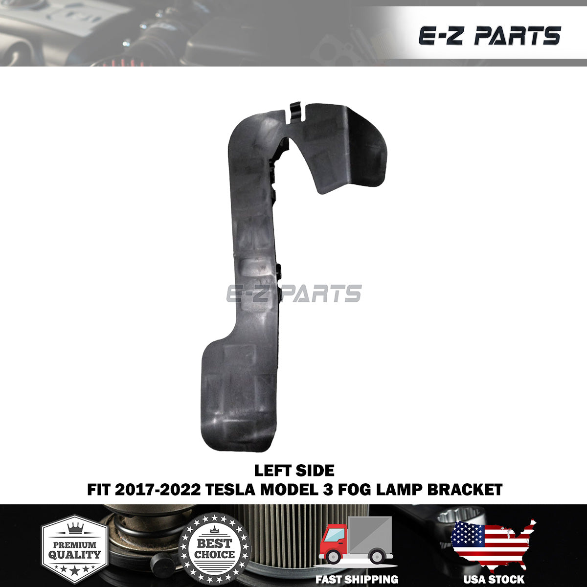 For 2017-2022 Tesla Model 3 Left Fog Lamp Bracket Driver Side LH