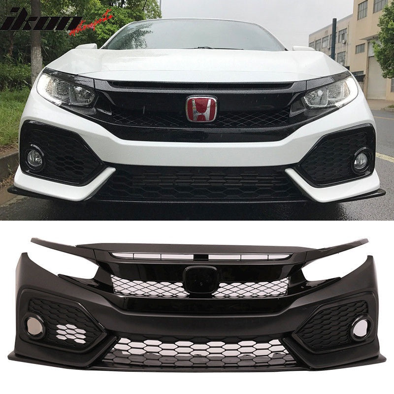 2016 2019 Honda Civic SI Bumper Conversion With Type R Grille