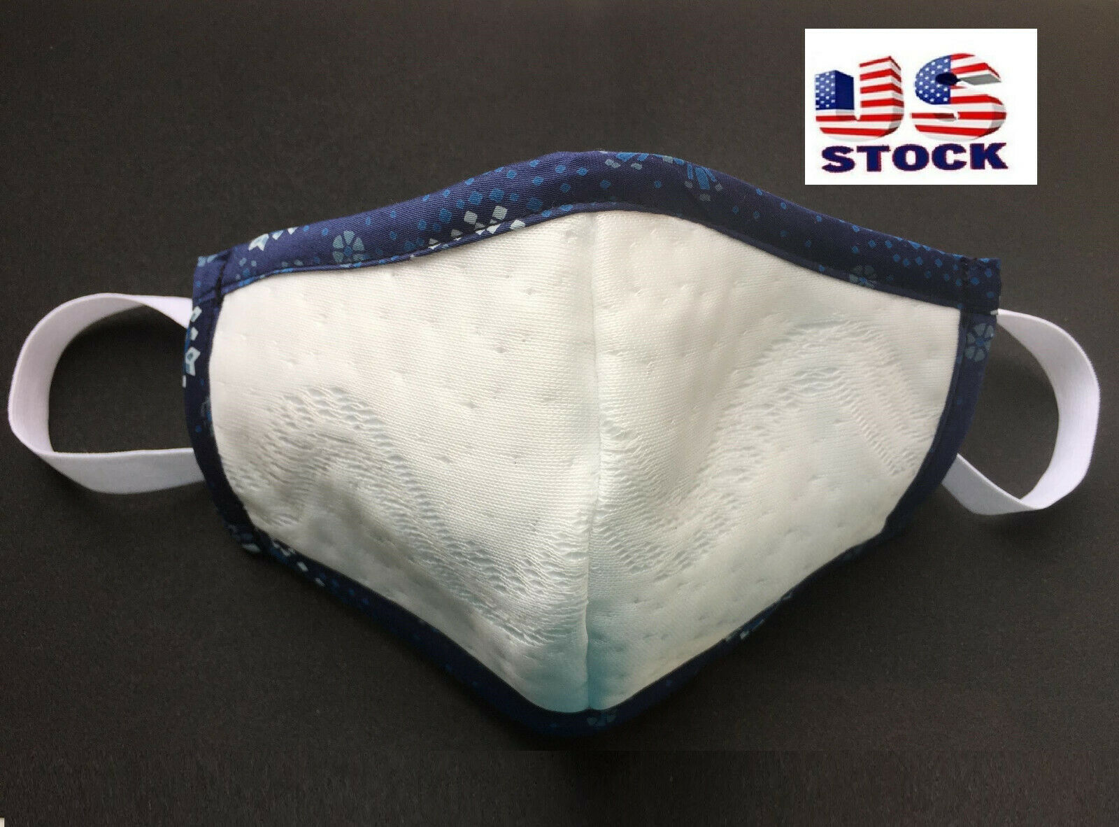 Reusable Washable Face Cover- WHITE (USA STOCK)