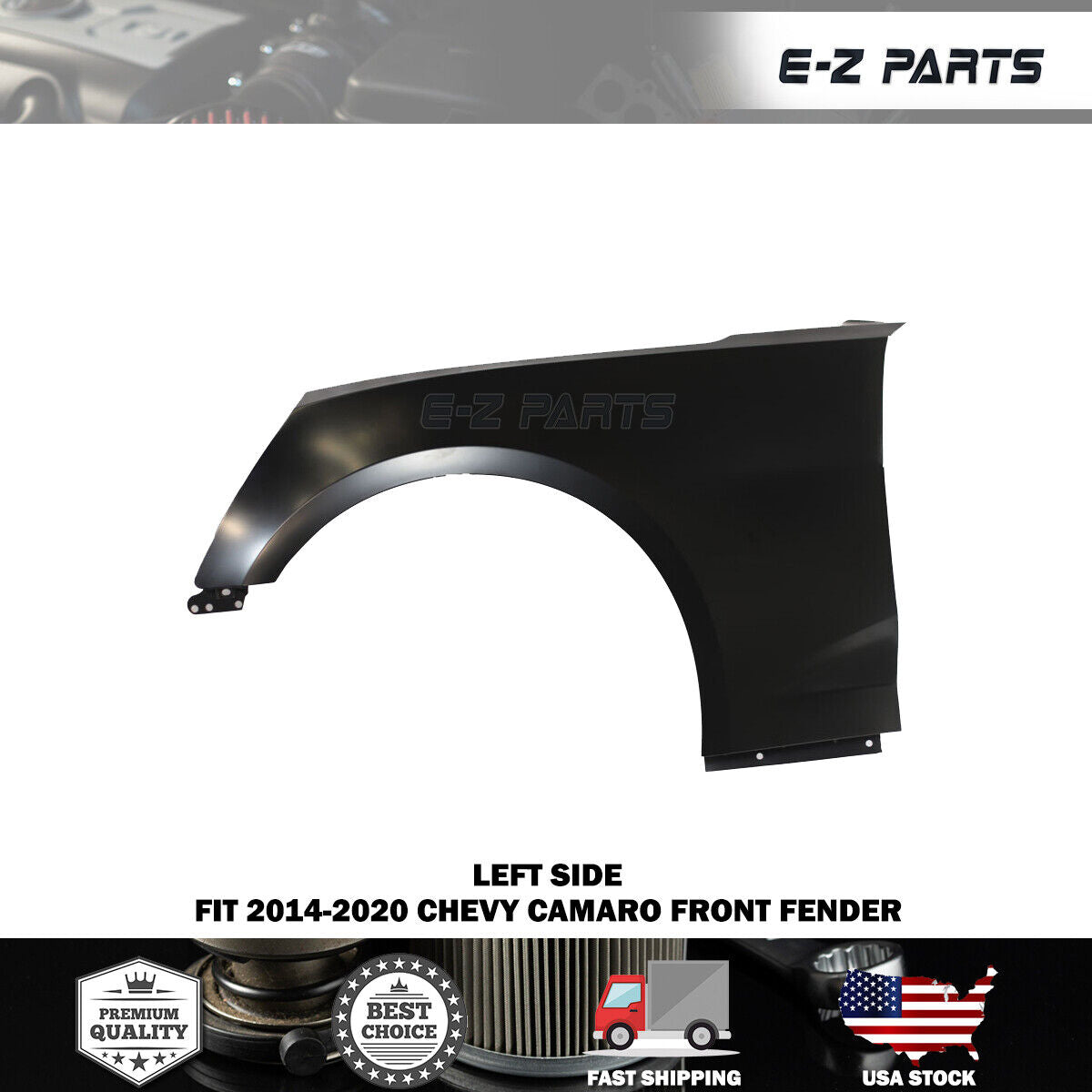For 2014-2020 Chevy Camaro Left Front Fender Driver Side LH