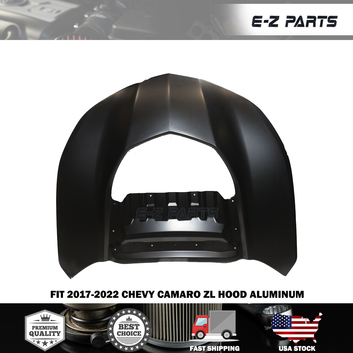 Fit 2017-2022 Chevy Camaro ZL Hood Aluminum