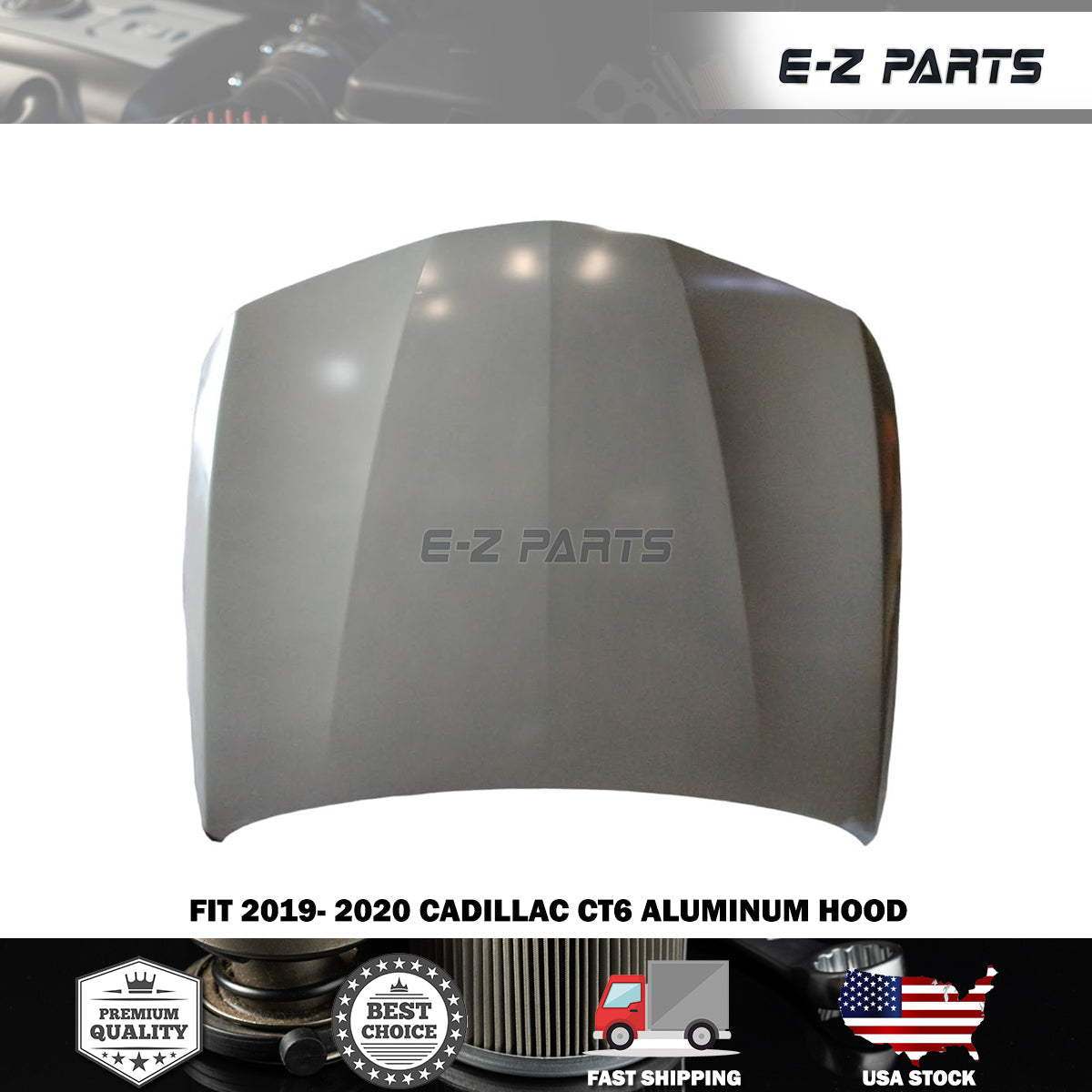 Fit 2019-2020 Cadillac CT6 Aluminum Hood