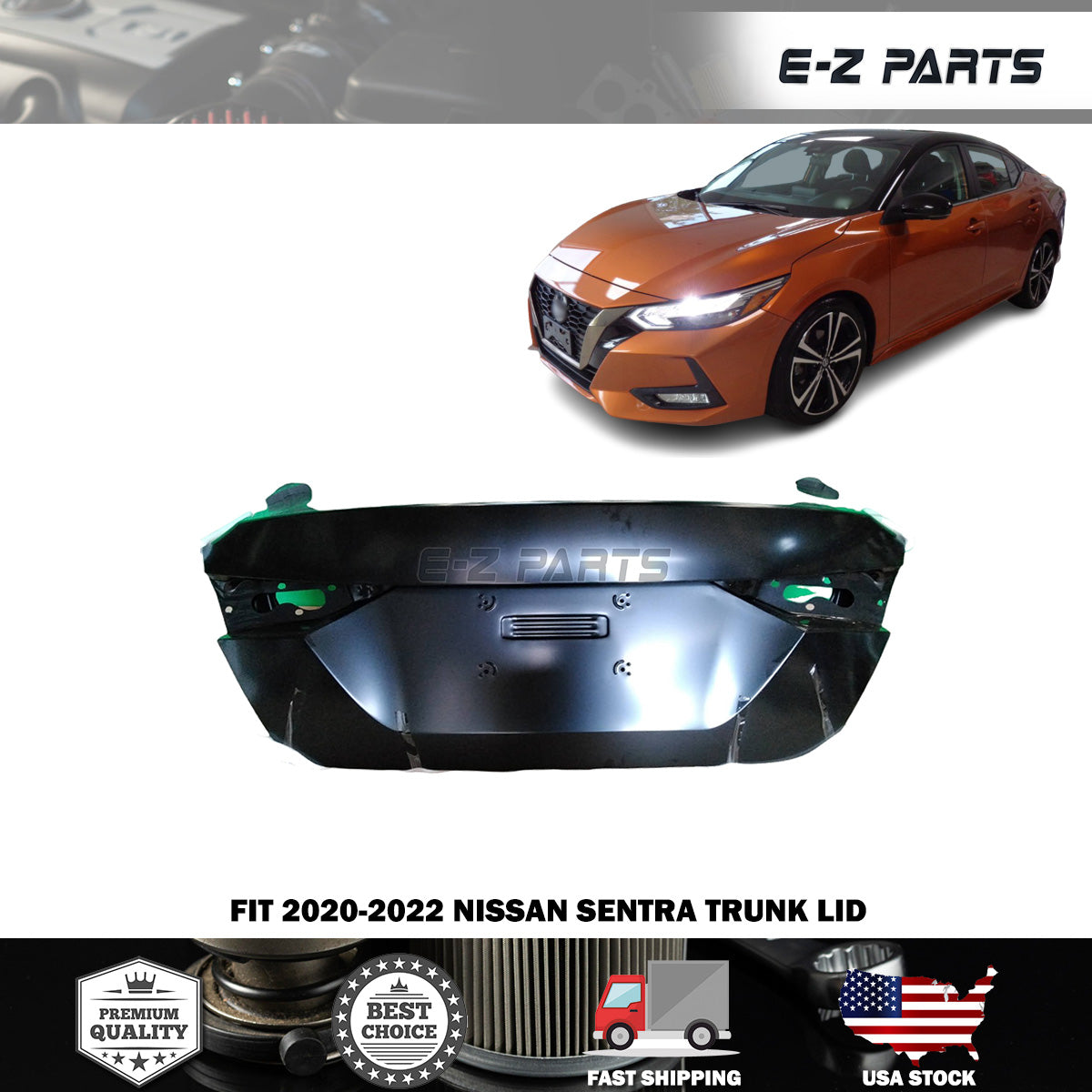For 2020-2022 Nissan Sentra Trunk Lid