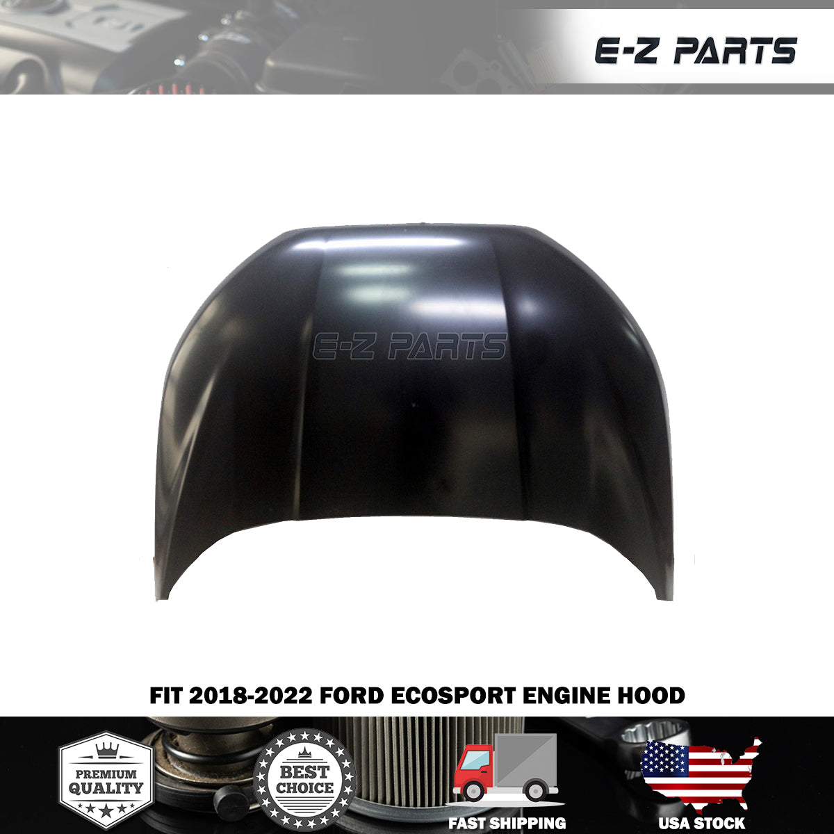 Fit 2018-2022 Ford EcoSport Engine Hood
