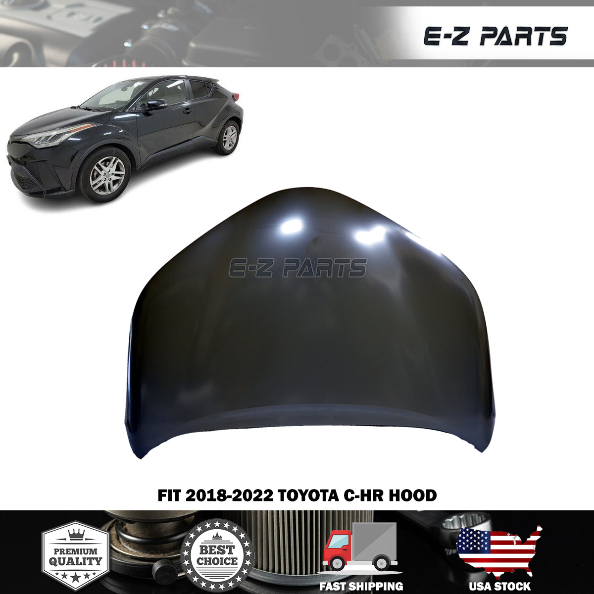 For 2018-2022 Toyota C-HR Hood