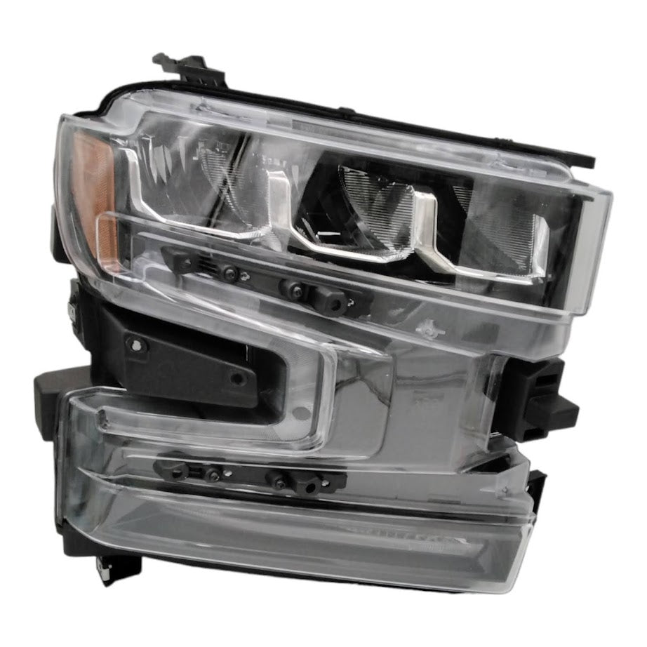 Fit 2019-2022 Chevy Silverado 1500 Front Bumper Assembly with LED Headlight