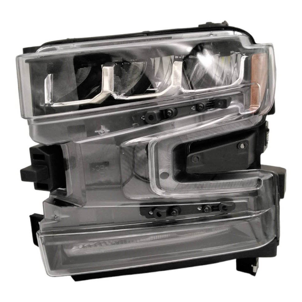 Fit 2019-2022 Chevy Silverado 1500 Front Bumper Assembly with LED Headlight