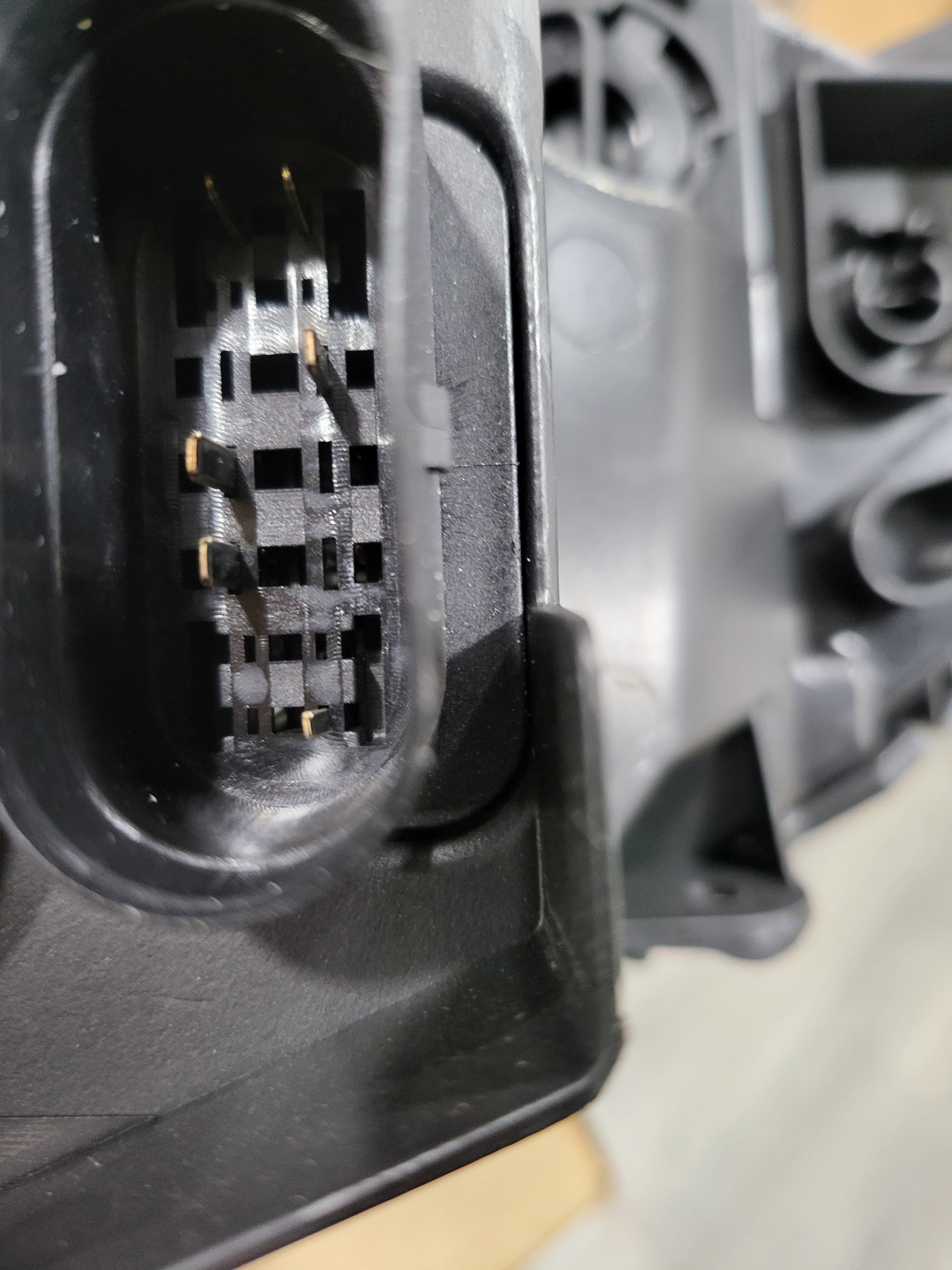 Fit 2014-2018 Ford Transit Connect Right Headlight Assembly Black Passenger Side RH