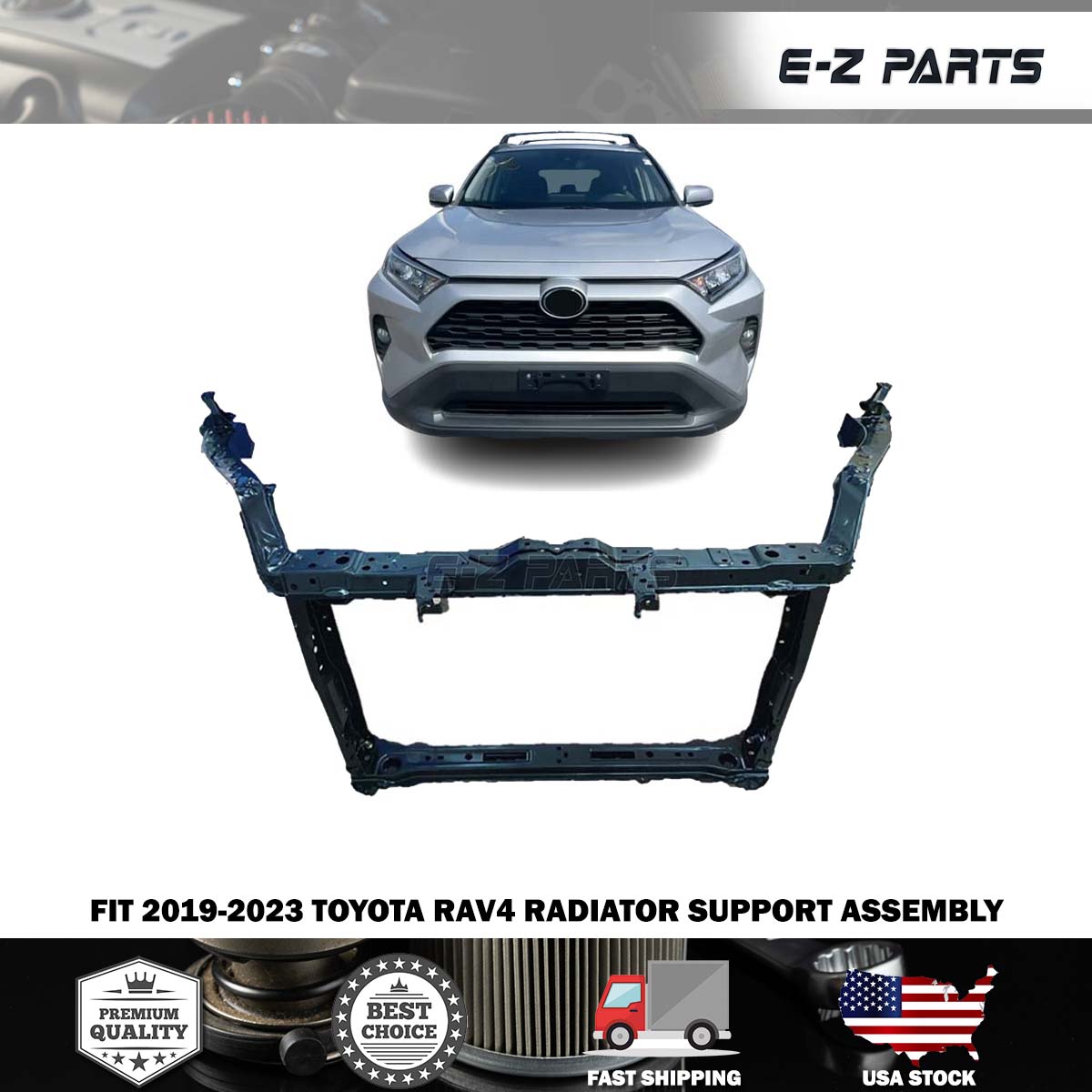 For 2019-2023 Toyota RAV4 Radiator Support Assembly
