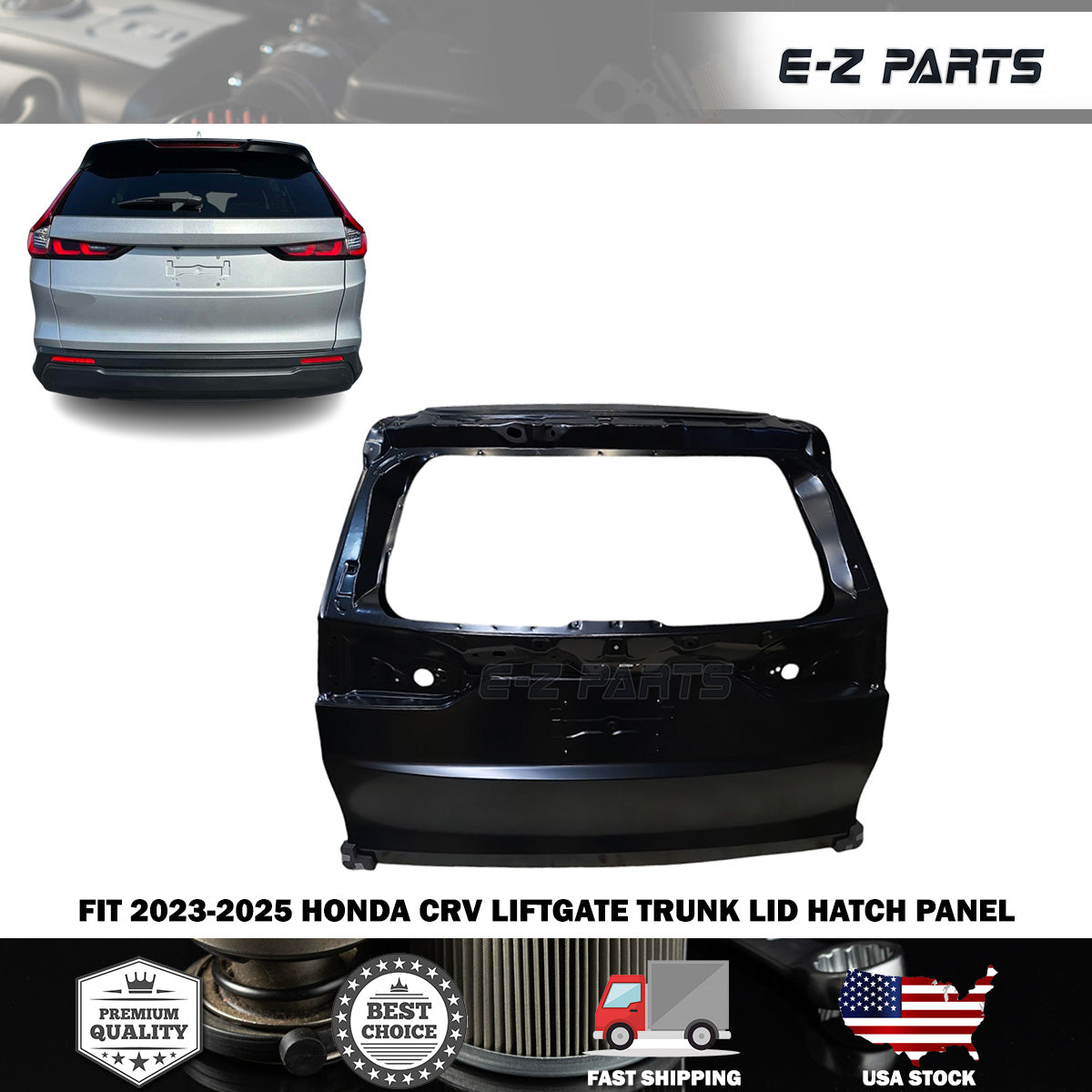 Fit 2023-2025 Honda CRV Liftgate Trunk Lid Hatch Panel