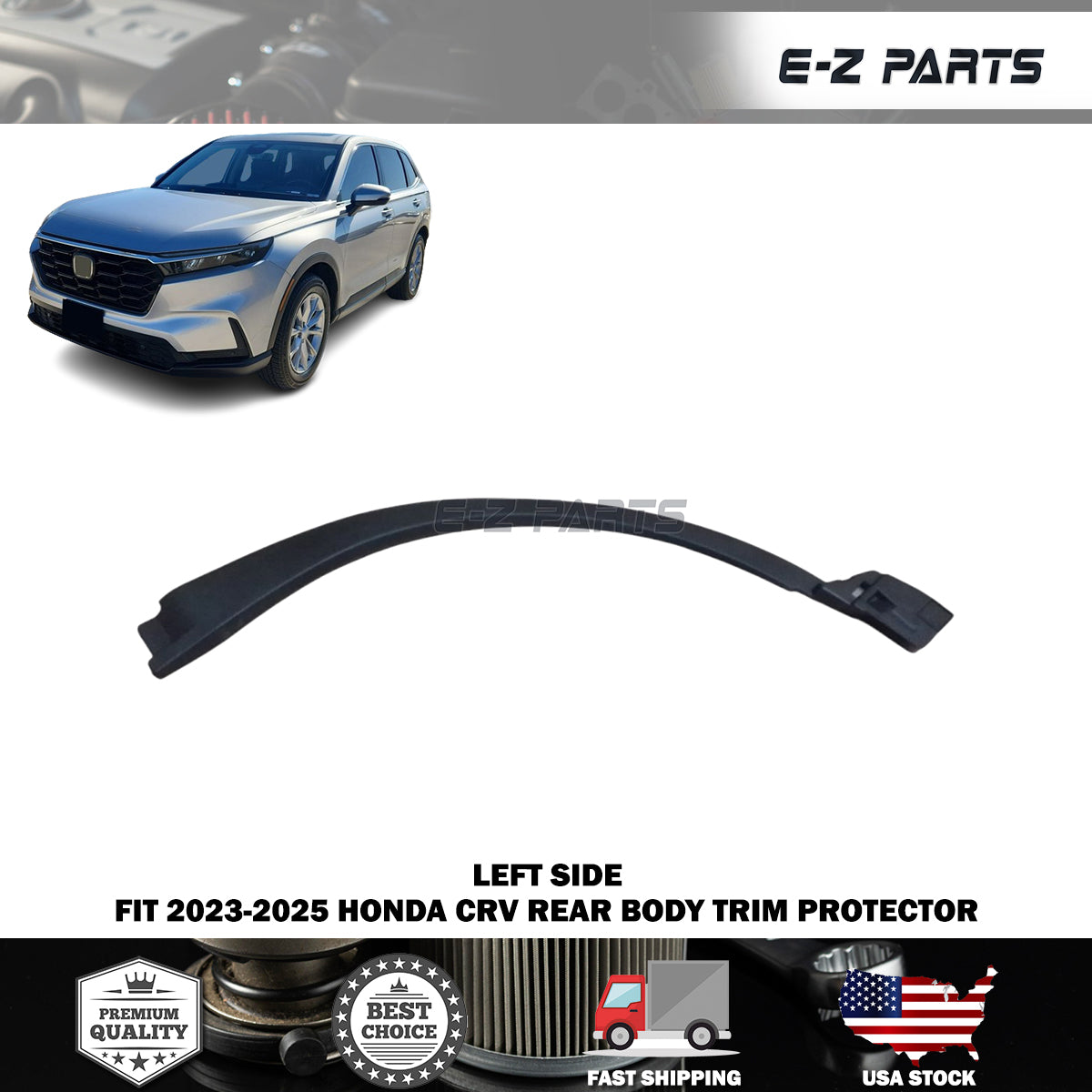 Fit 2023-2025 Honda CRV Rear Left Side Body Trim Protector