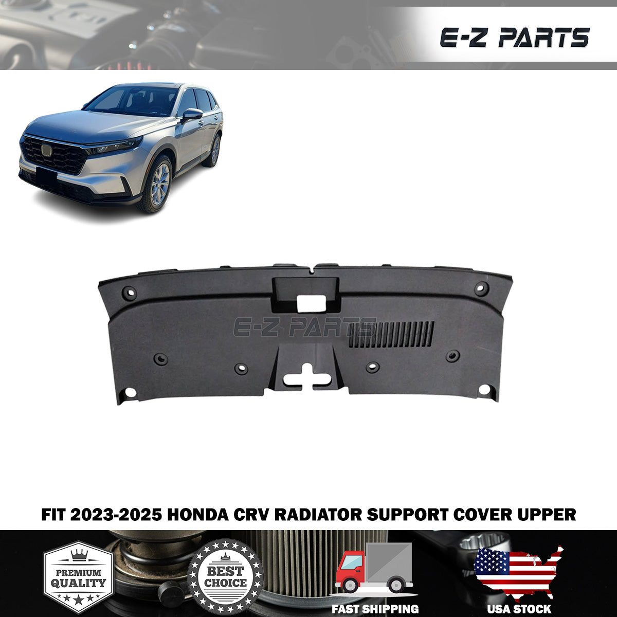 Fit 2023-2025 Honda CRV Radiator Support Cover Upper