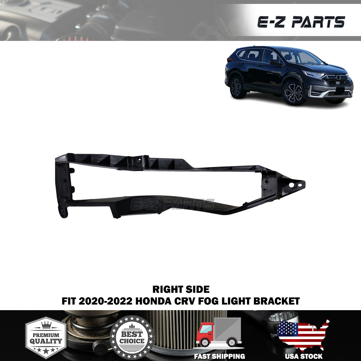 Fit 2020-2022 Honda CRV Right Fog Light Bracket