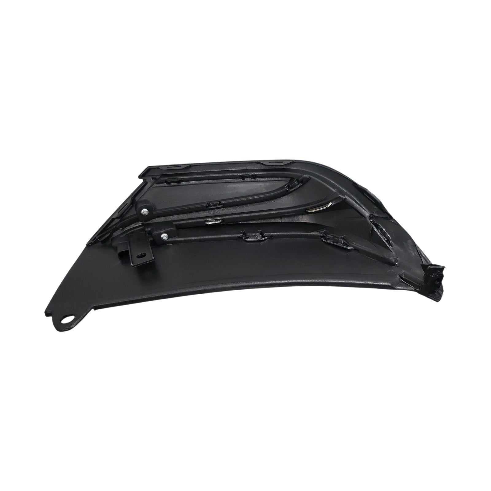Fit 2018-2022 Honda Accord Bumper Cover Exhaust Hole Trims with Brackets and Reflectors