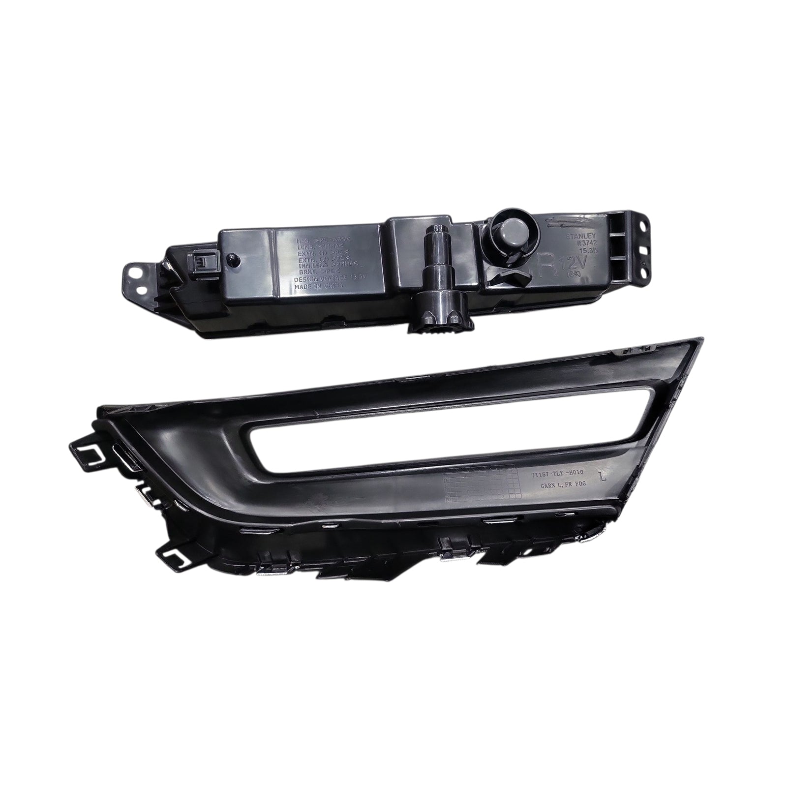 Fit 2017-2019 Honda CRV Front Bumper Kit with Horizontal Billet Grille