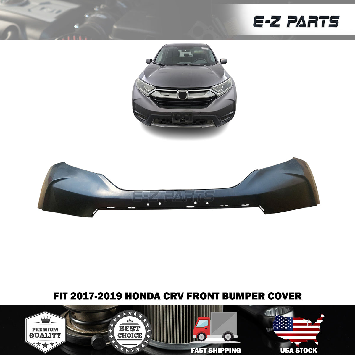 Fit 2017-2019 Honda CRV Front Bumper Cover