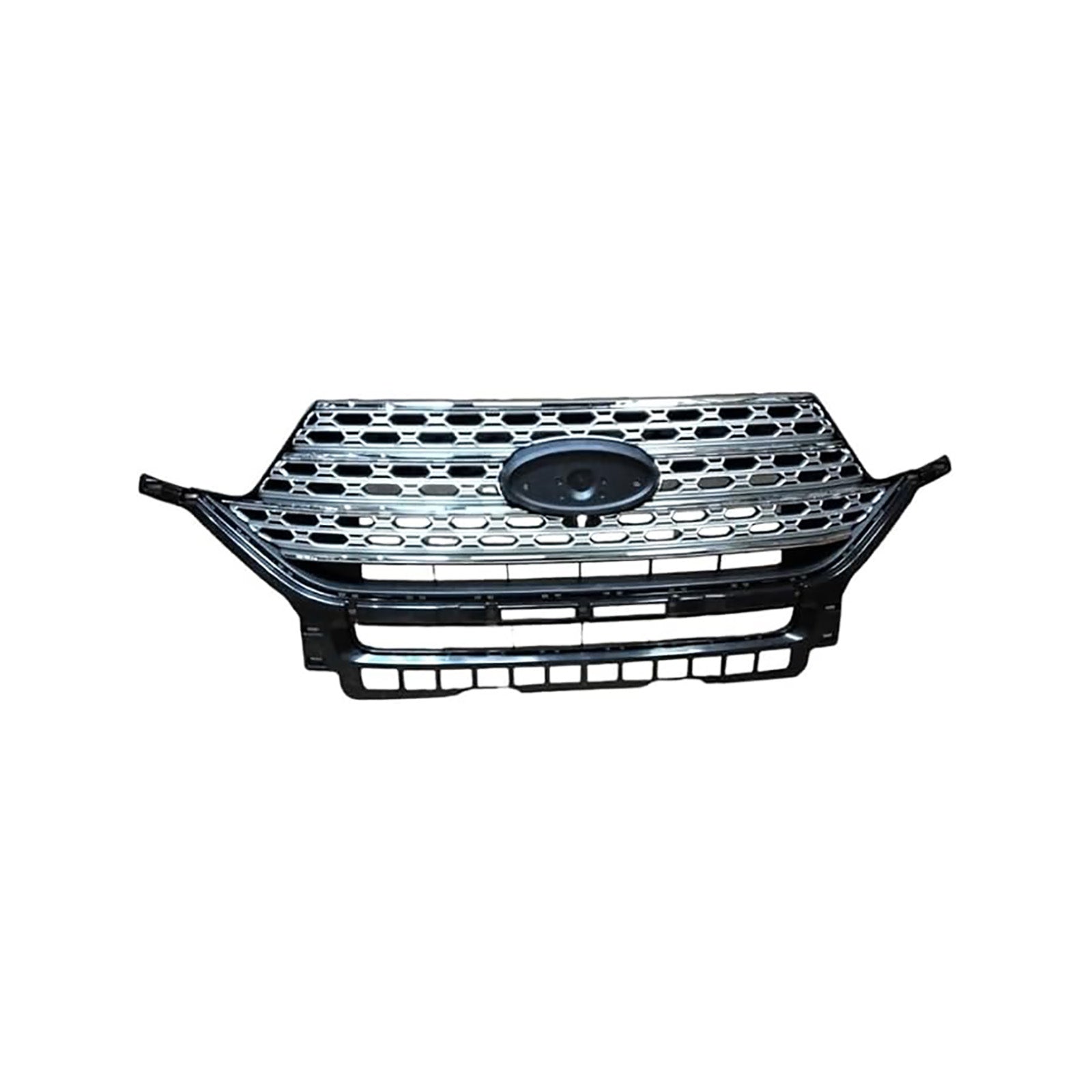 Fit 2020-2024 Ford Explorer Bumper kit with Grille and Fog Lights and Covers