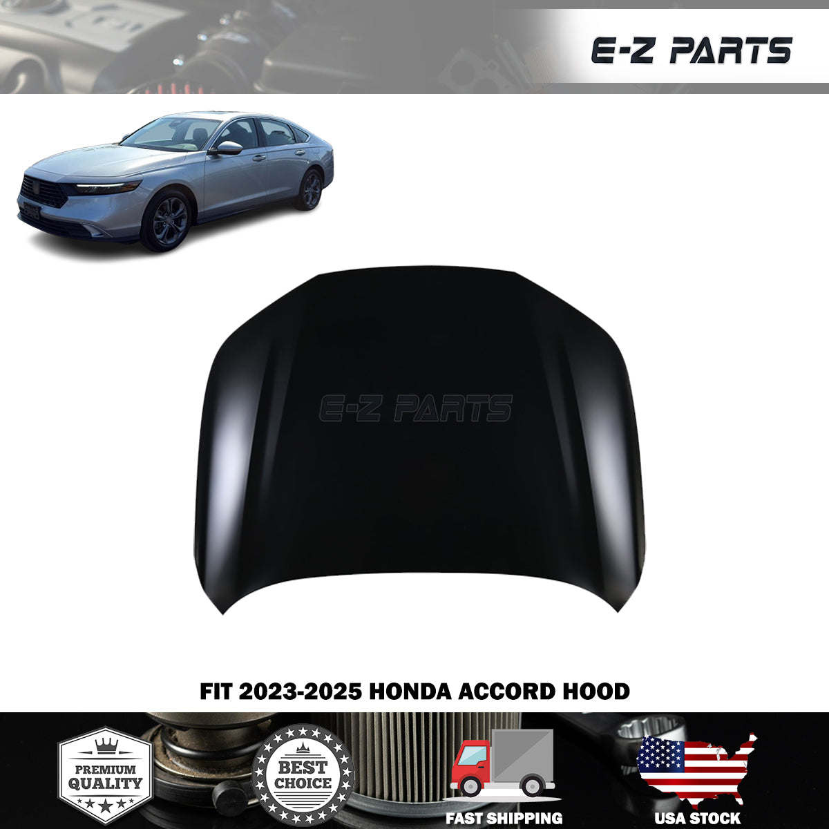 Fit 2023-2025 Honda Accord Hood