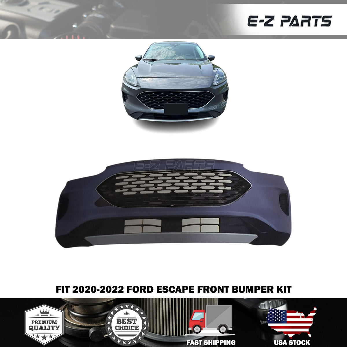 Fit 2020-2022 Ford Escape Front Bumper Kit