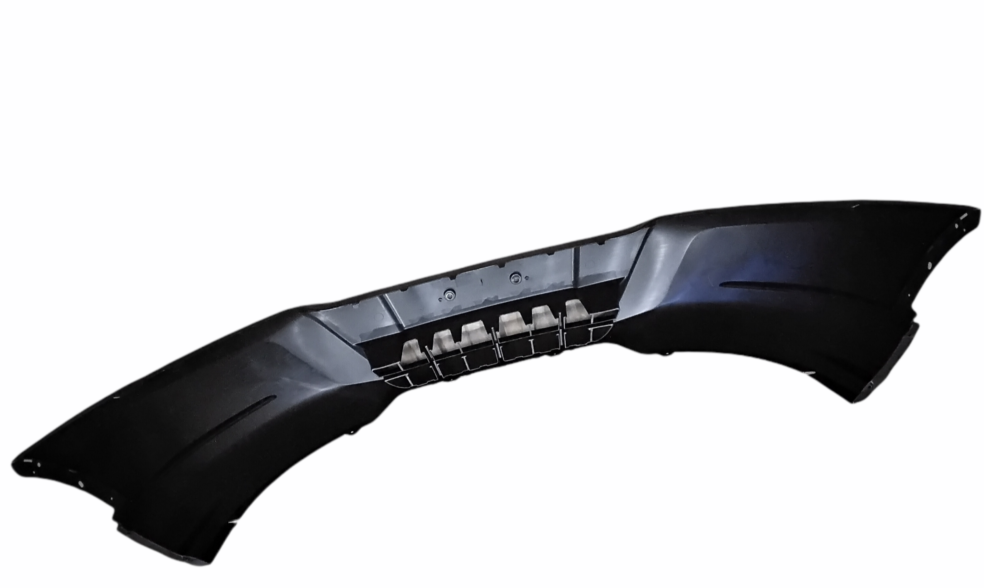 Fit 2015-2019 Ford Transit Upper and Lower Bumper with Chrome and Black Grille