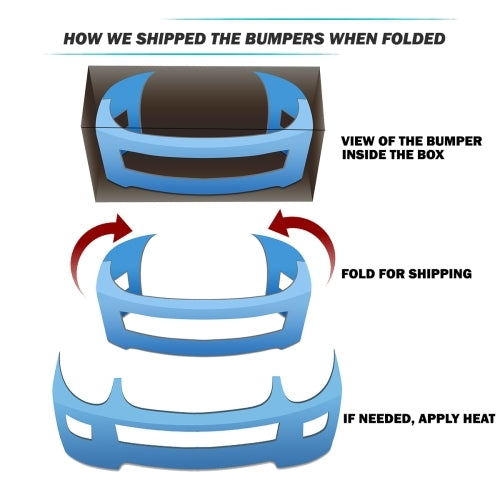 Fit 2019-2023 Transit Connect Front Lower Bumper with Fog Lamp Hole