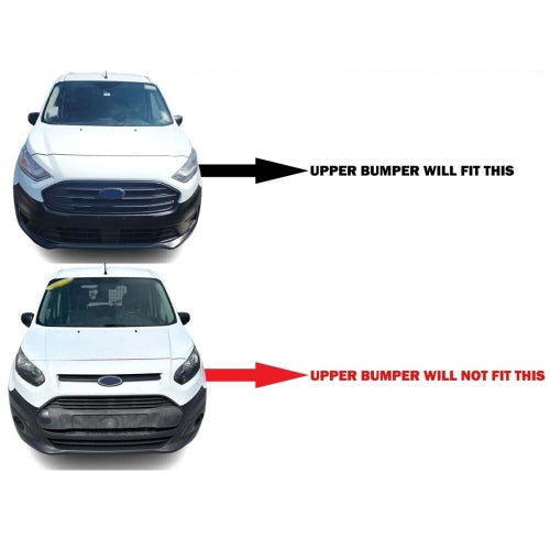 Fit 2019- 2023 Ford Transit Connect Front Bumper Kit with Upper Radiator Support