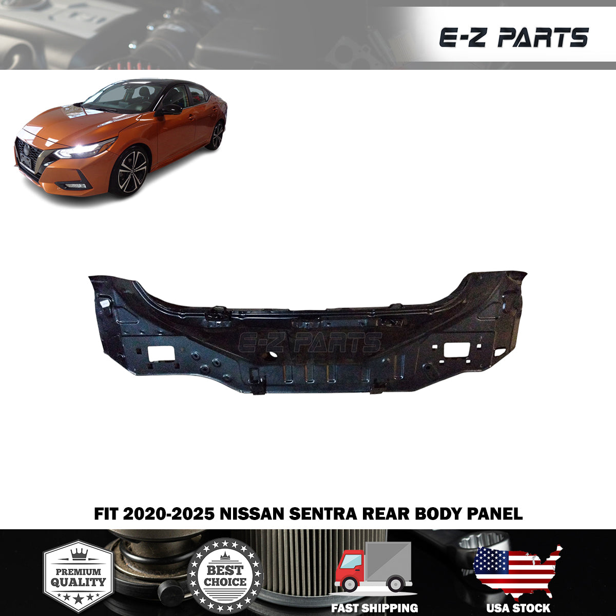 Fit 2020-2025 Nissan Sentra Rear Body Panel