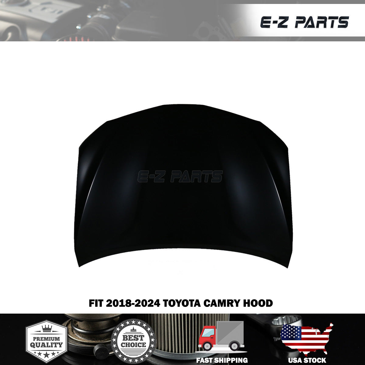 Fit 2018-2024 Toyota Camry Hood