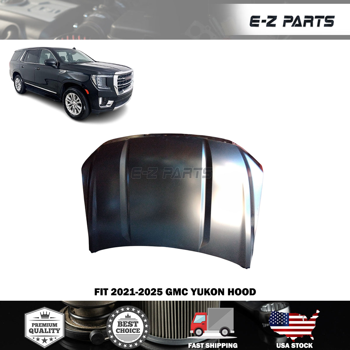 Fit 2021-2025 GMC Yukon Hood
