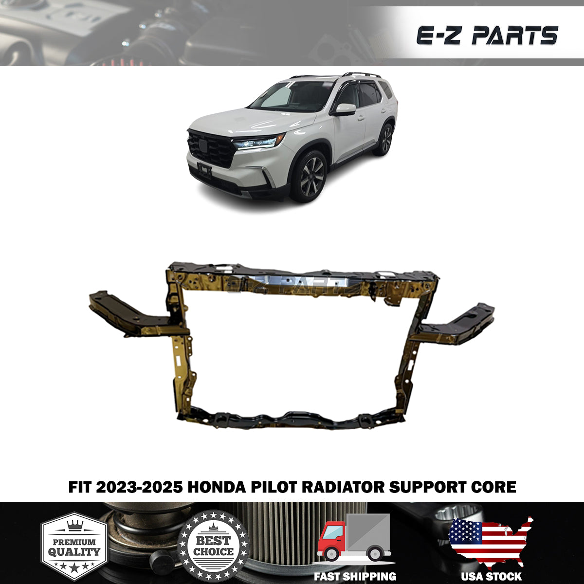Fit 2023-2025 Honda Pilot Radiator Support Core