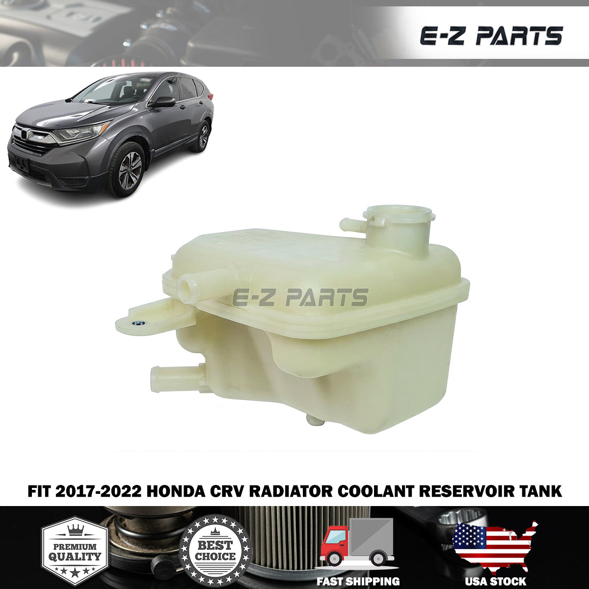 Fit 2017-2022 Honda CRV Radiator Coolant Reservoir Tank