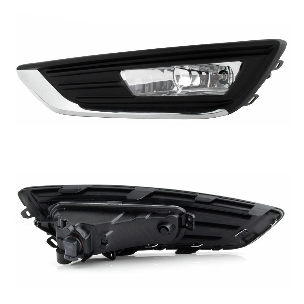 Premium Quality for 2015-2017 Ford Focus Bumper Fog Lights Driving Lamps Left+Right